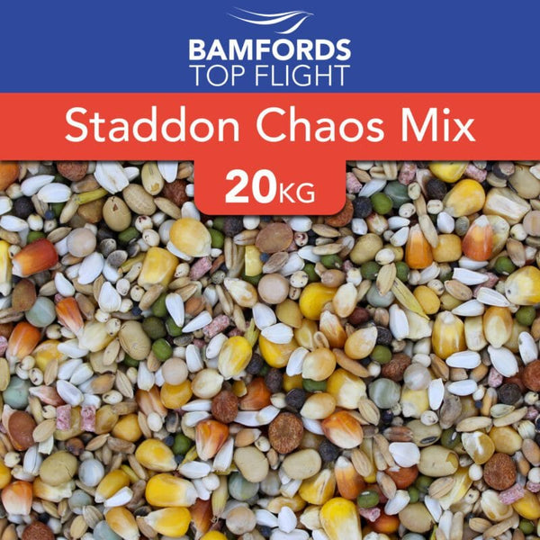 Bamfords Top Flight Staddon Chaos Mix 20kg – Leighs Animal Feeds