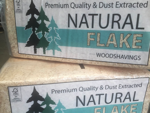Natural Flake Shavings